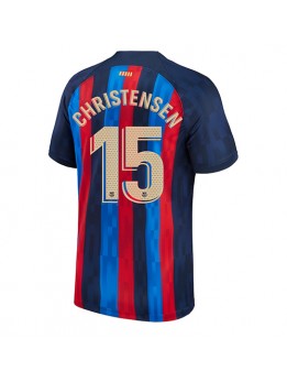 Barcelona Andreas Christensen #15 Heimtrikot 2022-23 Kurzarm